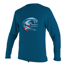 O'Neill O'Zone Toddler Boys Long Sleeve UV Sun Shirt  - Ultra Blue - Front
