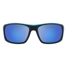 Dirty Dog Axle Sunglasses - Grey / Blue Mirror