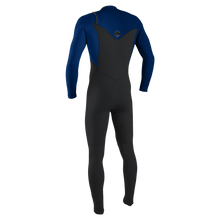 O'Neill Hyperfreak 3/2+mm Mens Chest Zip Wetsuit - Tempered Steel/Twilight Blue