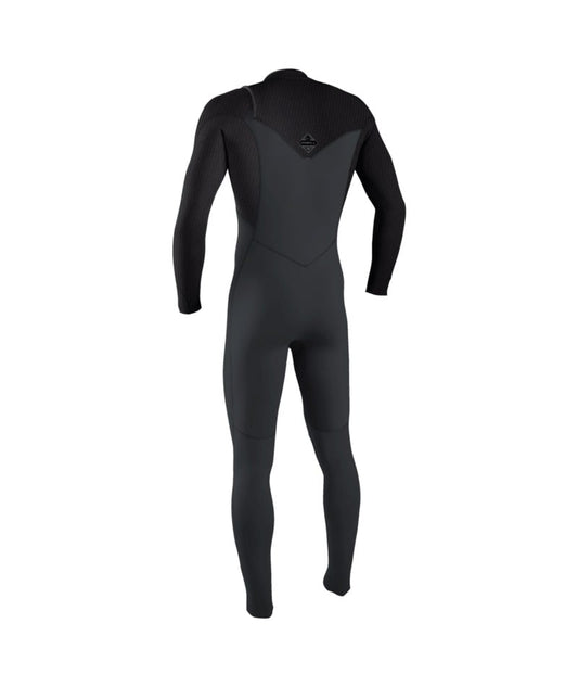 O'Neill Hyperfreak 4/3+mm Chest Zip Wetsuit 2026 - Tempered Steel / Graphite