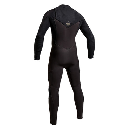 O'Neill Hyperfreak 4/3+mm Chest Zip Men's Wetsuit 2025 - Raven/Black