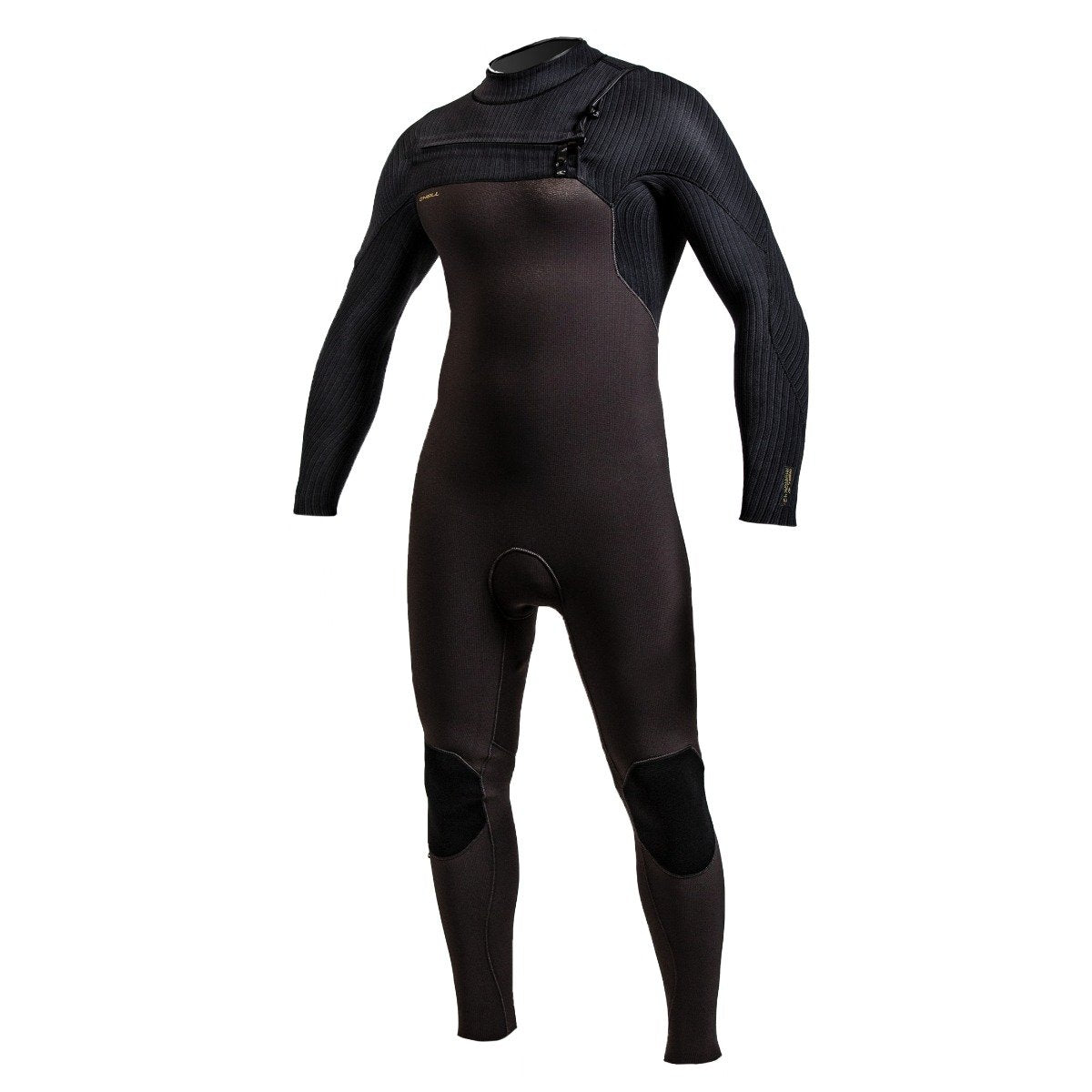 O'Neill Hyperfreak 4/3+mm Chest Zip Mens Wetsuit 2025 - Raven/Black