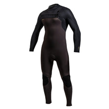 O'Neill Hyperfreak 4/3+mm Chest Zip Mens Wetsuit 2025 - Raven/Black