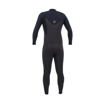 O'Neill Hyperfreak 5/4+mm Chest Zip Men's Wetsuit 2025 - Raven/Black