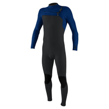 O'Neill Hyperfreak 4/3+mm Chest Zip Wetsuit 2026 - Tempered Steel / Twilight Blue