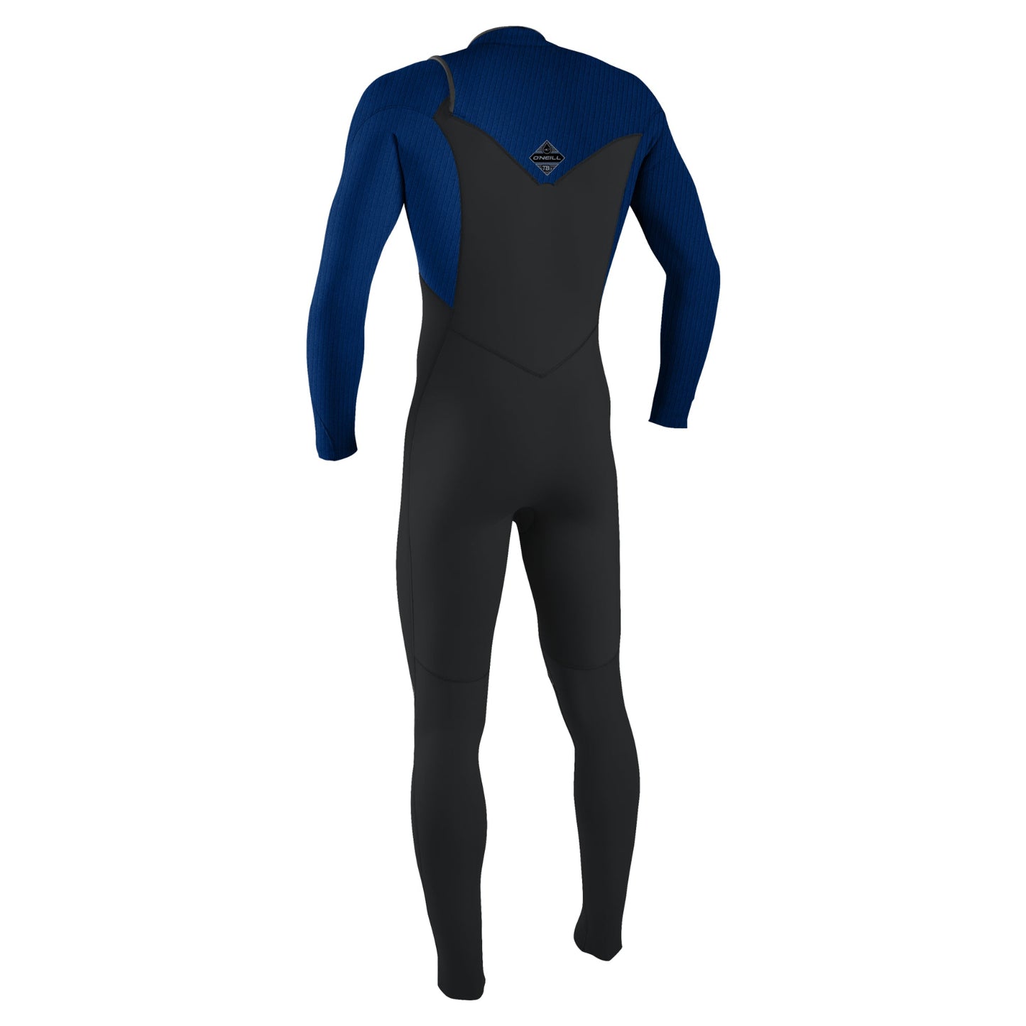 O'Neill Hyperfreak 4/3+mm Chest Zip Wetsuit 2026 - Tempered Steel / Twilight Blue