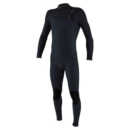 O'Neill Hyperfreak 4/3+mm Chest Zip Wetsuit 2026 - Carbon / Dark Slate