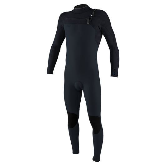 O'Neill Hyperfreak 4/3+mm Chest Zip Wetsuit 2026 - Carbon / Dark Slate
