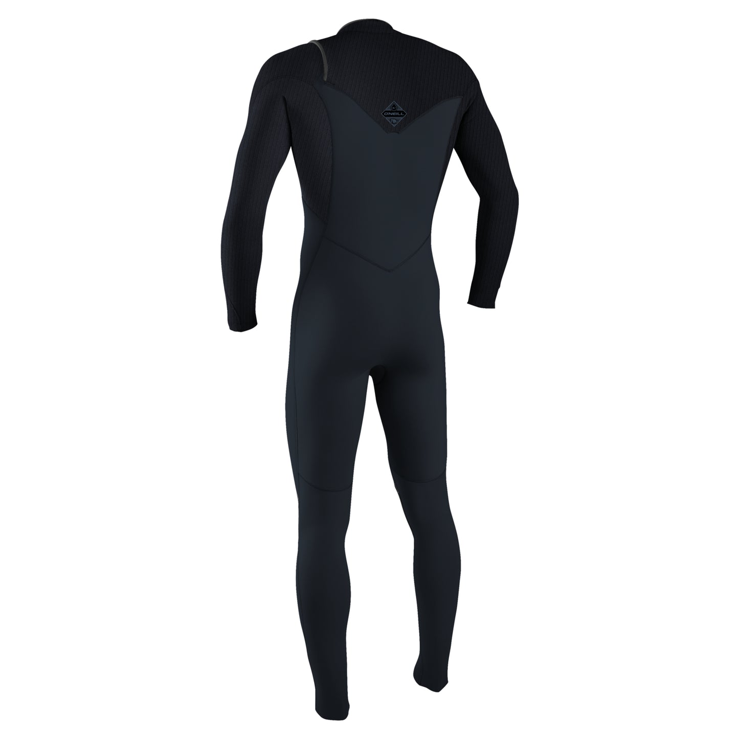 O'Neill Hyperfreak 4/3+mm Chest Zip Wetsuit 2026 - Carbon / Dark Slate