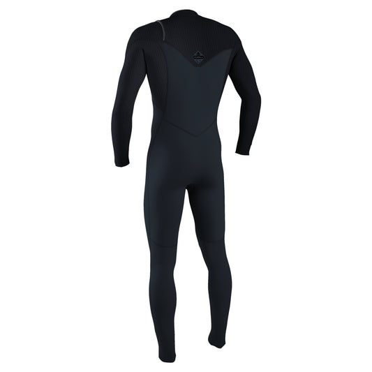 O'Neill Hyperfreak 4/3+mm Chest Zip Wetsuit 2026 - Carbon / Dark Slate