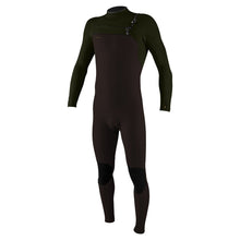 O'Neill Hyperfreak 4/3+mm Chest Zip Wetsuit in Arabica/Ranger