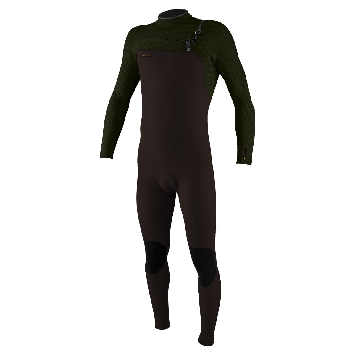 O'Neill Hyperfreak 4/3+mm Chest Zip Wetsuit (Medium) SAMPLE in Arabica/Ranger