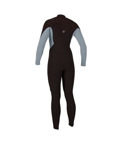 O'Neill Womens Hyperfreak 3/2+mm Chest Zip Summer Wetsuit 2026 - Arabica / Tradewinds