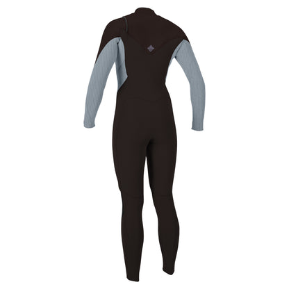 O'Neill Womens Hyperfreak 3/2+mm Chest Zip Wetsuit (UK 10) SAMPLE - Arabica/Tradewinds