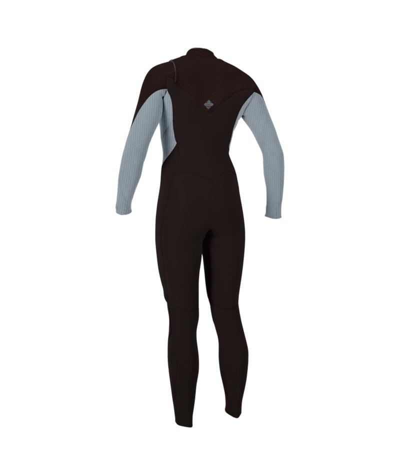 O'Neill Womens Hyperfreak 4/3+mm Chest Zip Wetsuit 2026 - Arabica / Tradewinds