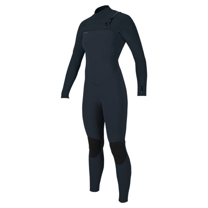 O'Neill Womens Hyperfreak 4/3+mm Chest Zip Wetsuit 2026 - Dark Orion