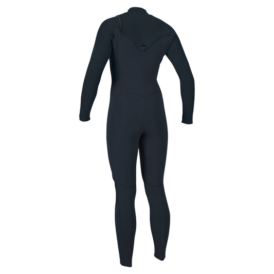 O'Neill Womens Hyperfreak 4/3+mm Chest Zip Wetsuit 2026 - Dark Orion