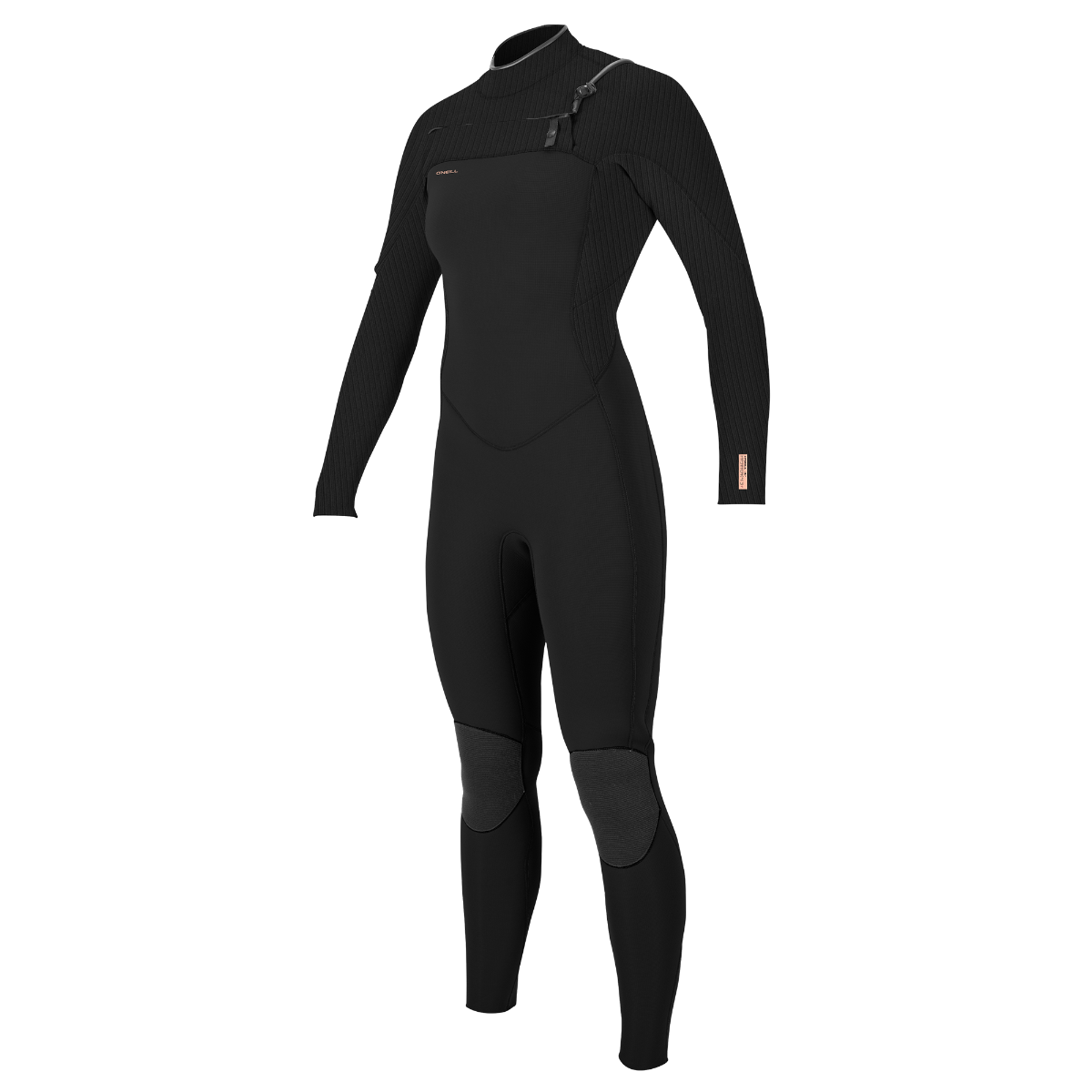 O'Neill Hyperfreak 4/3+mm Chest Zip Womens Wetsuit 2025 - Black

