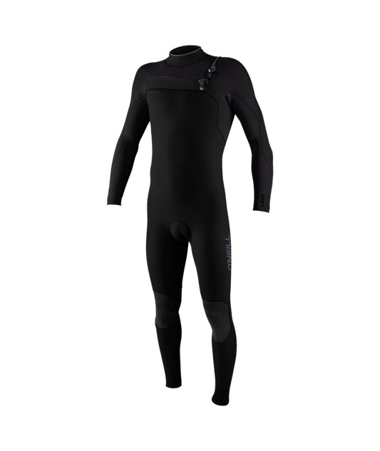 O'Neill Hyperfreak 3/2+mm Youth Chest Zip Summer Wetsuit - Black/Tempered Steel