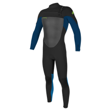O'Neill Epic 5/4mm Youth Chest Zip Winter Wetsuit - Black/Blue - front
