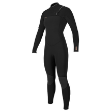 O'Neill Hyperfreak 5/4+mm Chest Zip Womens Wetsuit 2025 - Black
