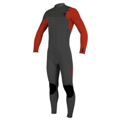 O'Neill Hyperfreak 5/4mm Youth Chest Zip Wetsuit - Raven - Full View