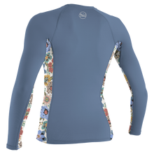 O'Neill Side Print Women's Long Sleeve Rash Vest - Infinity/Talitha