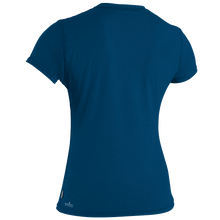 O'Neill Blueprint Womens Short Sleeve Sun Shirt - Deep Sea - Back