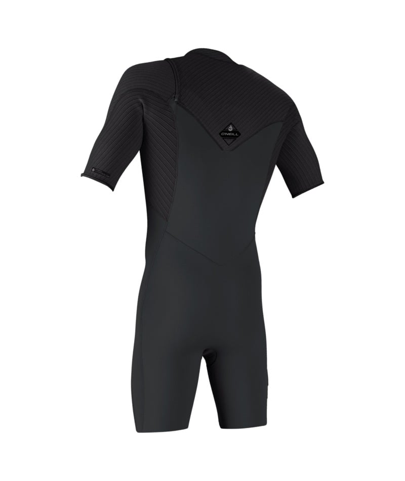 O'Neill Hyperfreak 2mm Chest Zip S/S Shorty 2026 - Tempered Steel / Graphite