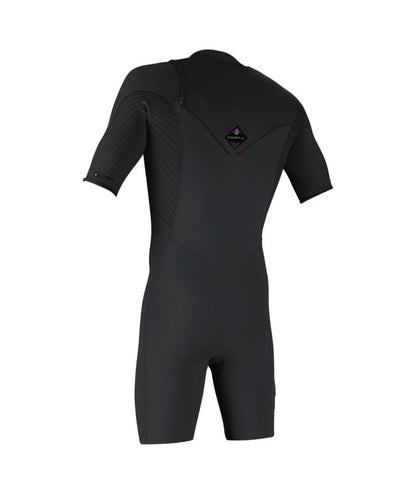 O'Neill Hyperfreak 2mm Chest Zip S/S Shorty 2026 - Tempered Steel / Graphite