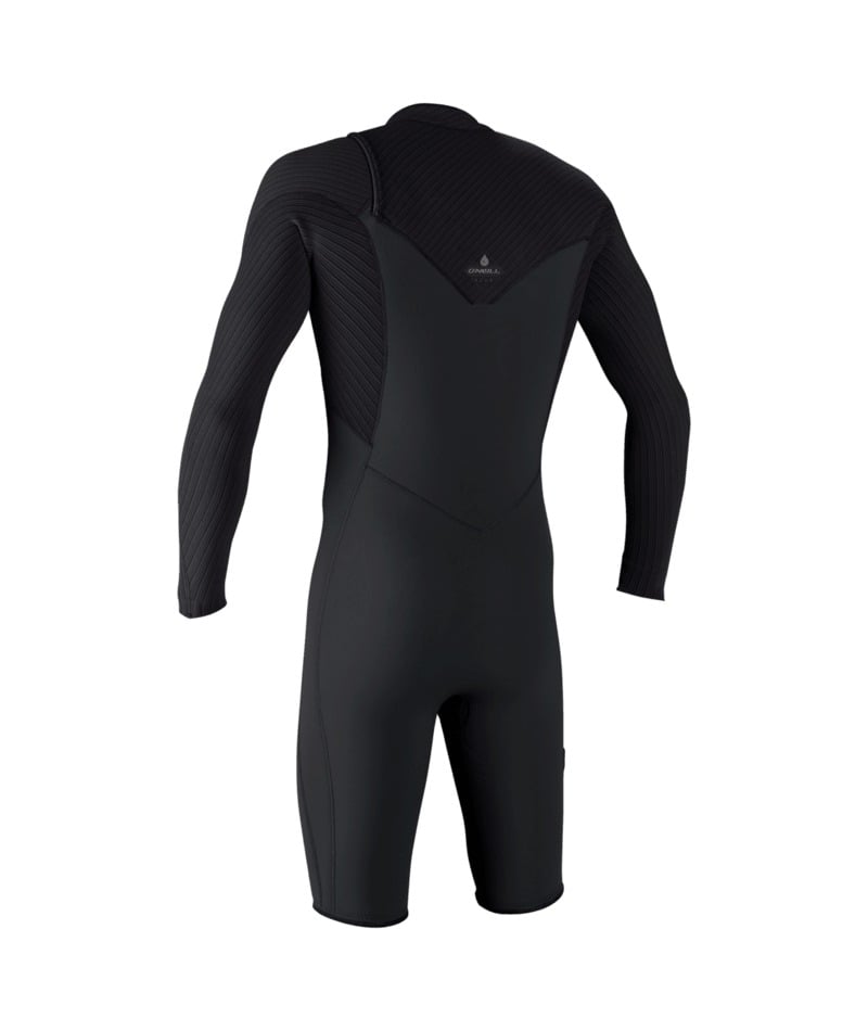 O'Neill Hyperfreak 2mm Chest Zip L/S Shorty 2026 - Tempered Steel / Graphite