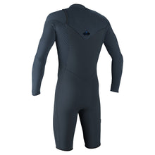 O'Neill Hyperfreak 2mm Chest Zip L/S Shorty Wetsuit 2025 - Dark Orion / Copen Blue