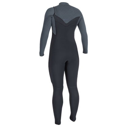 O'Neill Blueprint 4/3+mm Womens Chest Zip Wetsuit - Black/Shade - Black
