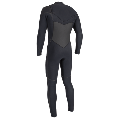 O'Neill Psycho Tech 4/3+mm Mens Chest Zip Wetsuit - Black - Back