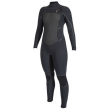 O'Neill Psycho Tech 5/4+mm Womens Chest Zip Wetsuit - Black - Front