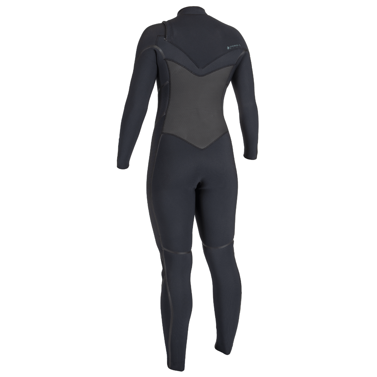 O'Neill Psycho Tech 4/3+mm Womens Chest Zip Wetsuit - Black  - Back