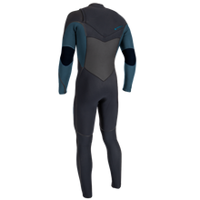 O'Neill Psycho Tech 5/4+mm Youth Chest Zip Wetsuit - Black/Cadet Blue - Back