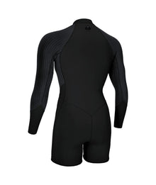 O'Neill Womens Hyperfreak 2/1.5mm Front Zip LS Shorty 2026 - Black