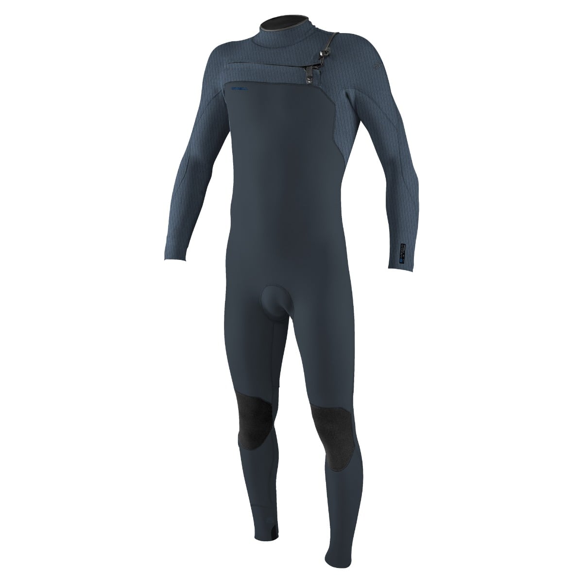O'Neill Hyperfreak Wind 4/3+mm Mens Chest Zip Full Wetsuit in Dark Orion / Copen Blue
