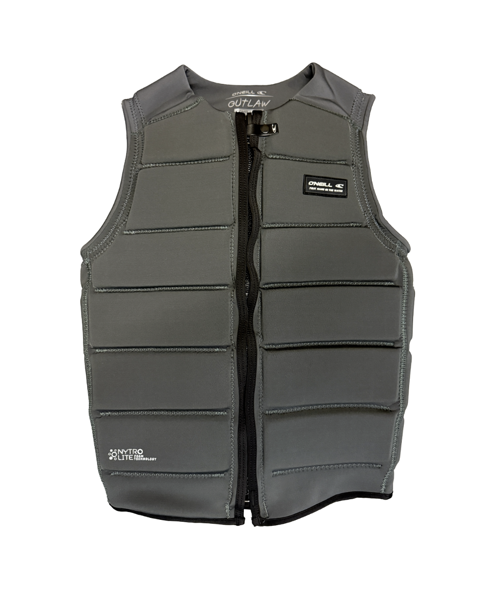 O'Neill Outlaw Comp Vest (Medium) SAMPLE  - Tempered Steel/Graphite