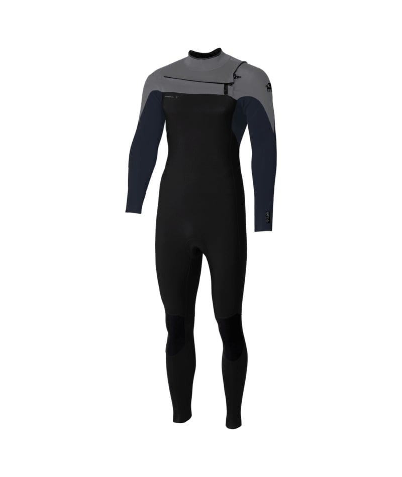 O'Neill Epic 3/2mm Chest Zip Summer Wetsuit in Black/Slate/Smoke