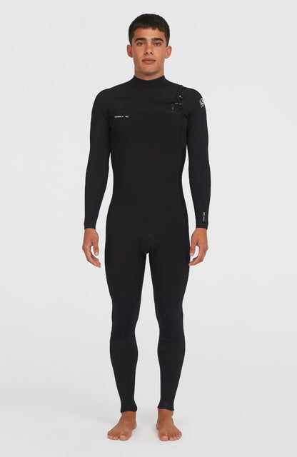 O'Neill Mens Epic 3/2mm Chest Zip Summer Wetsuit - Black - SAMPLE - Medium