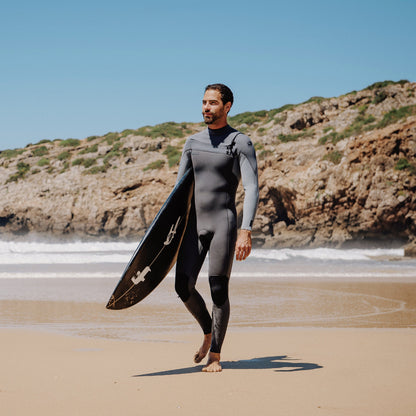 O'Neill Epic 4/3mm Chest Zip Wetsuit 2026 - Tempered Steel / Smoke / Graphite