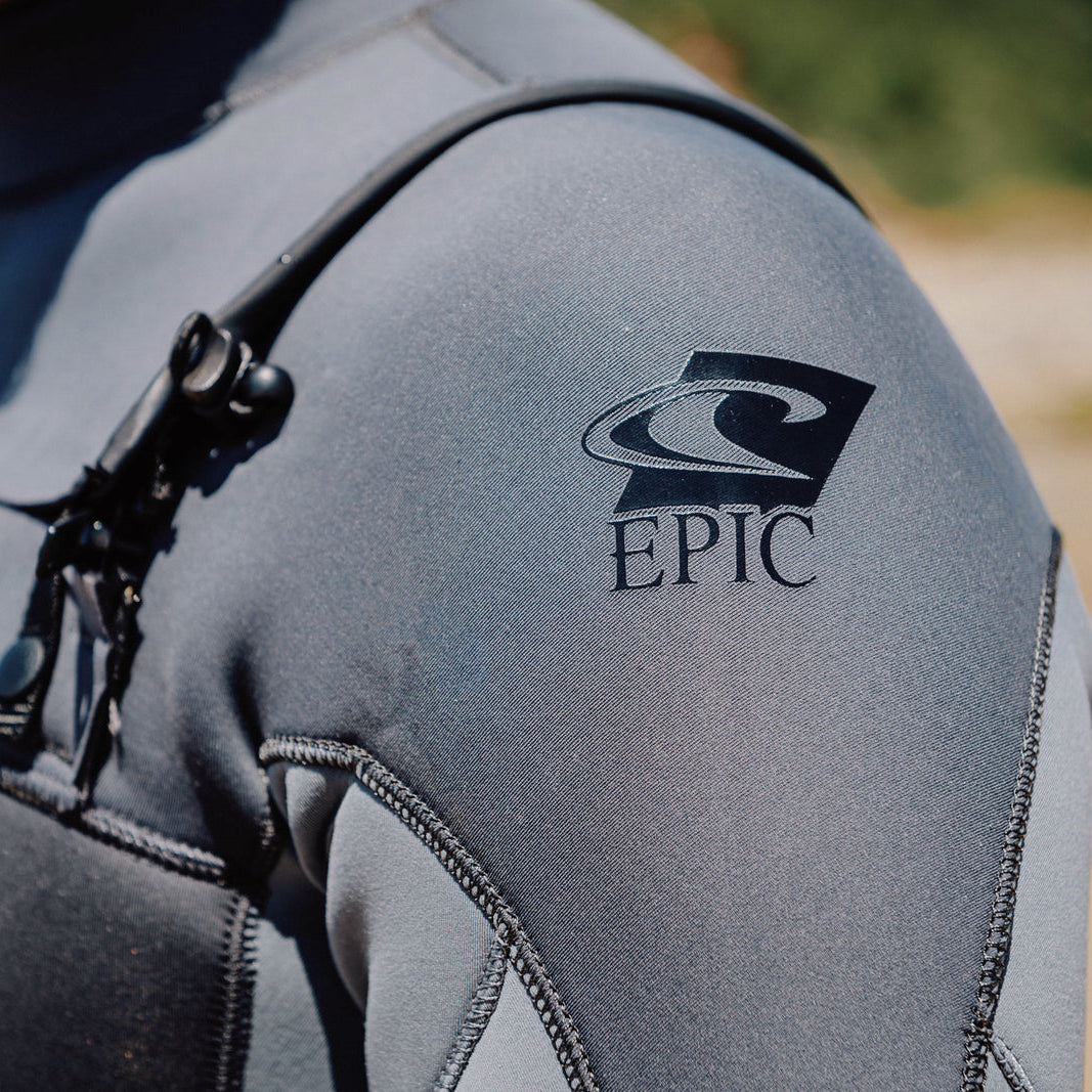 O'Neill Epic 5/4mm Chest Zip Winter Wetsuit SAMPLE - Tempered Steel / Smoke / Graphite