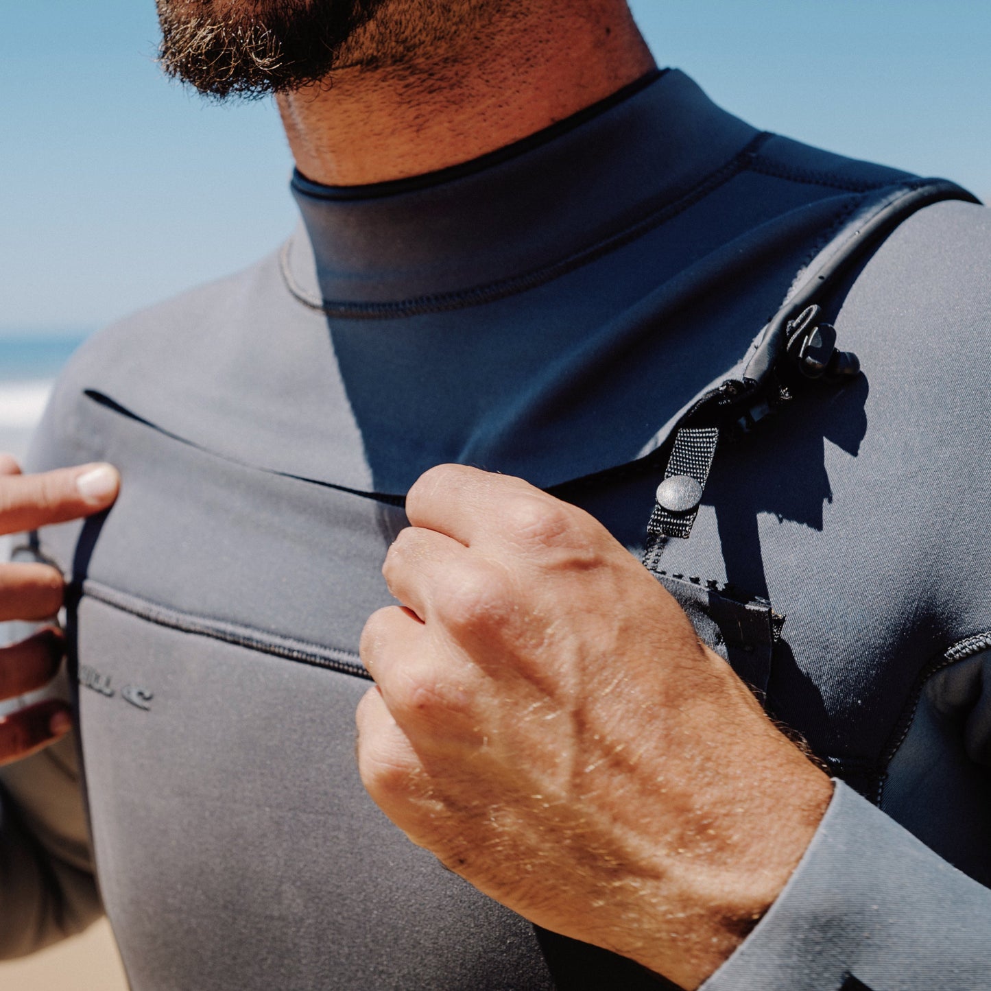 O'Neill Epic 4/3mm Chest Zip Wetsuit 2026 - Tempered Steel / Smoke / Graphite