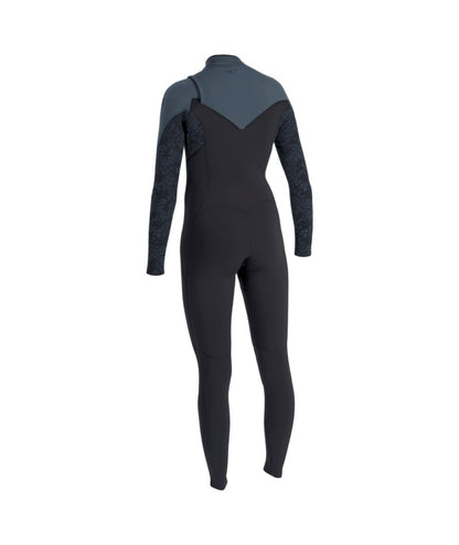 O'Neill Womens Epic 3/2mm Chest Zip Summer Wetsuit 2026 - Tempered Steel / Shaded Island Sky / Shade