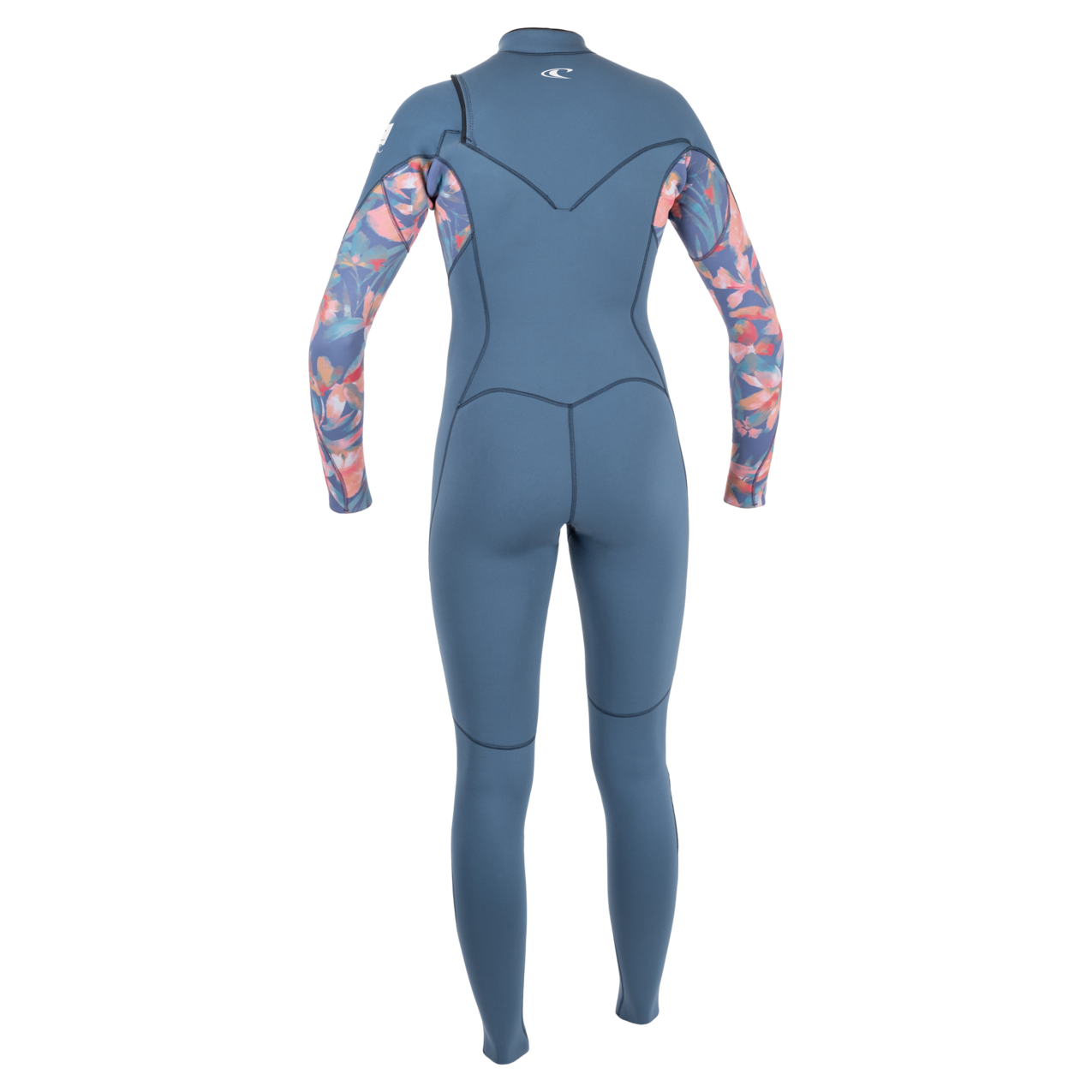 O'Neill Epic 3/2mm Women's Chest Zip Summer Wetsuit - Copenblu/Painted Tropics