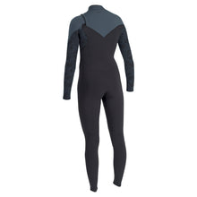 O'Neill Womens Epic 4/3mm Chest Zip Wetsuit 2026 - Tempered Steel / Shaded Island Sky / Shade