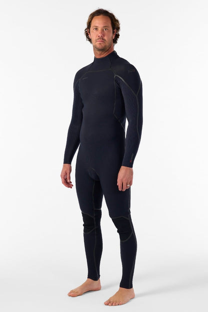 O'Neill Hyperfreak Fire 4/3+mm Back Zip Wetsuit 2026 - Black