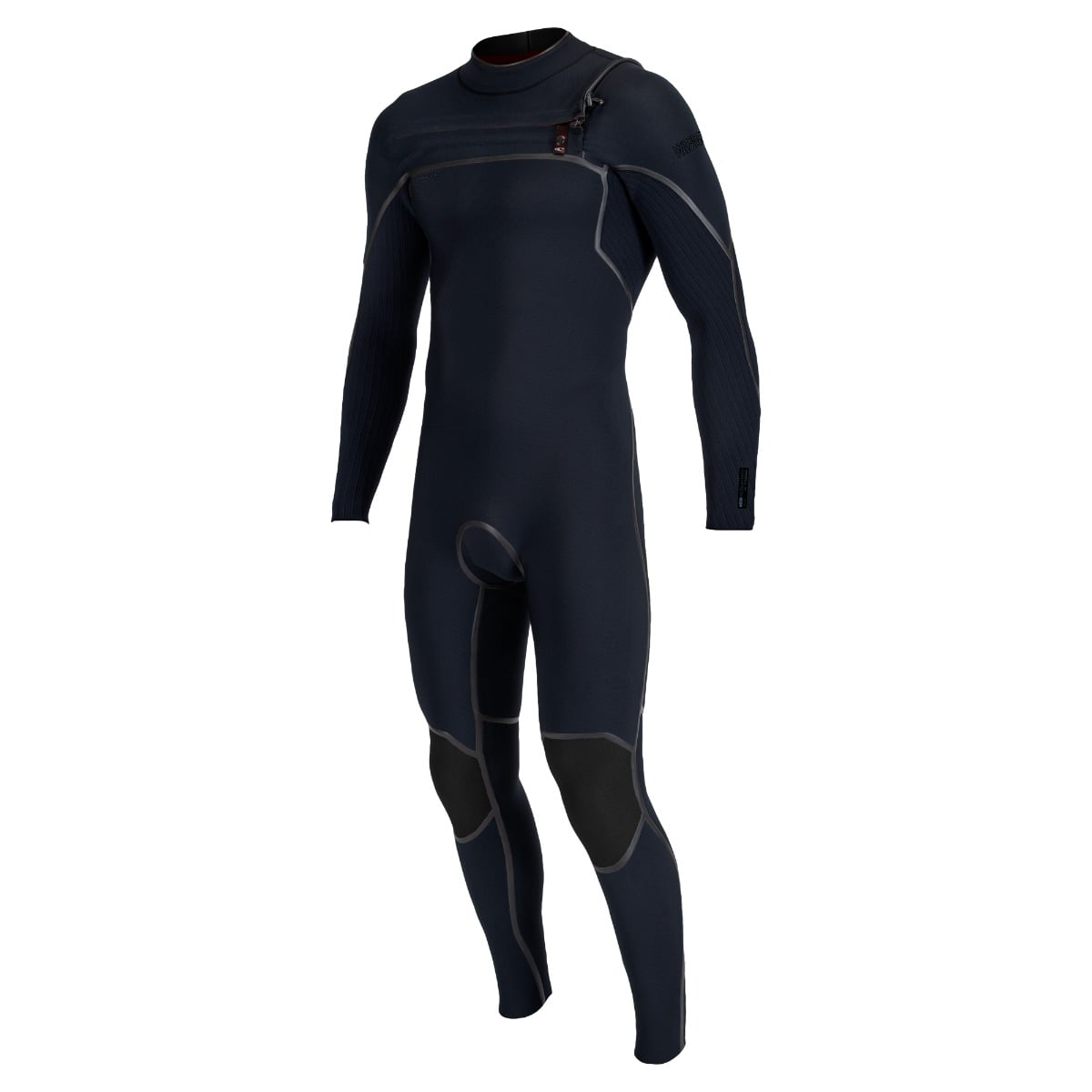 O'Neill Hyperfreak Fire 5/4+mm Chest Zip Winter Wetsuit in Carbon